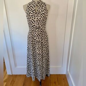 Casual Corner Y2K leopard print maxi dress